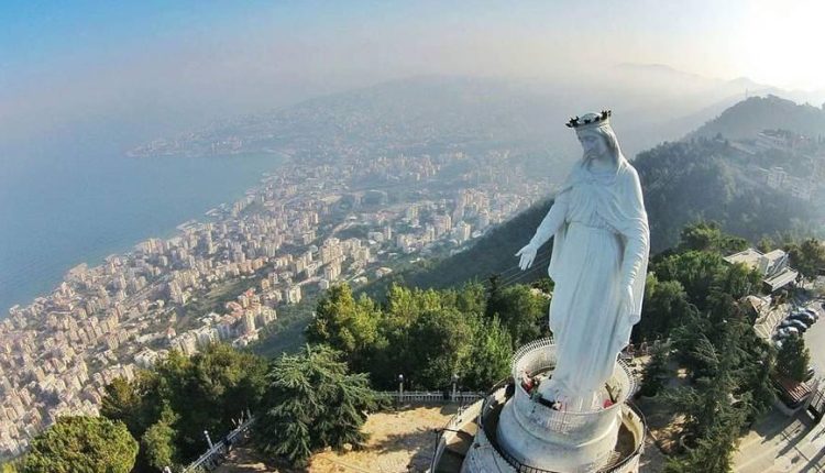 مزار سيدة لبنان، قرية حريصا، لبنان